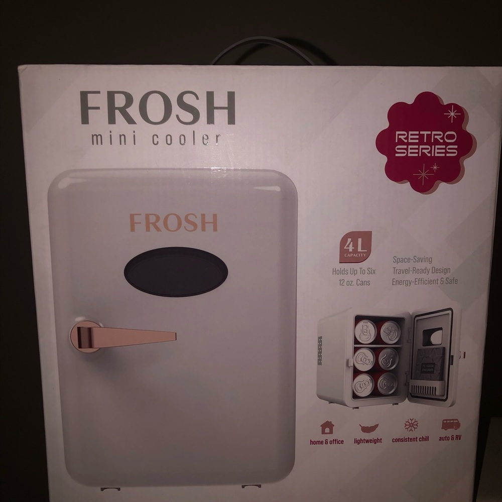 FROSH Retro Mini Cooler in White